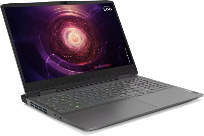 Lenovo LOQ 15APH8, Storm Grey, Ryzen 5 7640HS, 16GB RAM, 512GB SSD, GeForce RTX 4060, DE