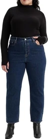 Levi's Ribcage Straight Ankle Jeans salsa dark stone (Damen)