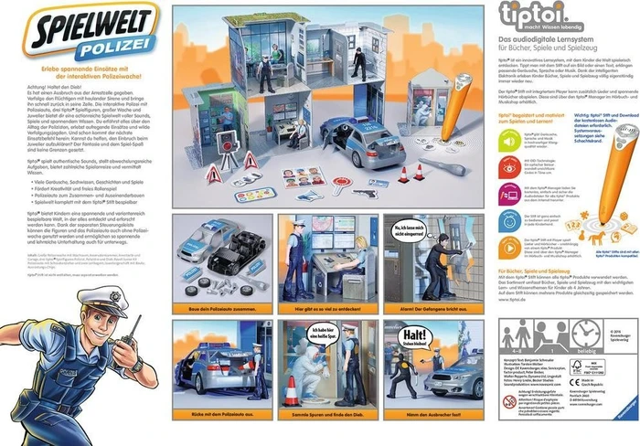 Ravensburger tiptoi Spiel: Spielwelt Polizei