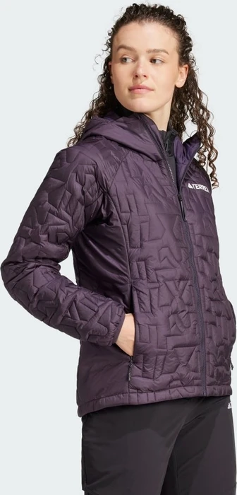 adidas Terrex Xperior PrimaLoft Loose Fill Hooded Isolation Funktionsjacke aurora black (Damen)
