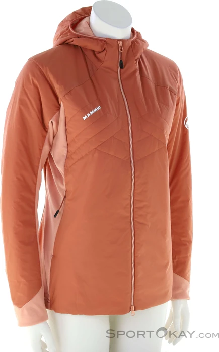 Mammut Rime Light IN Flex Hooded Funktionsjacke brick/quartz dust (Damen)