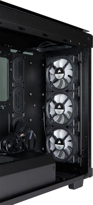 Corsair Obsidian 500D RGB SE, Glasfenster