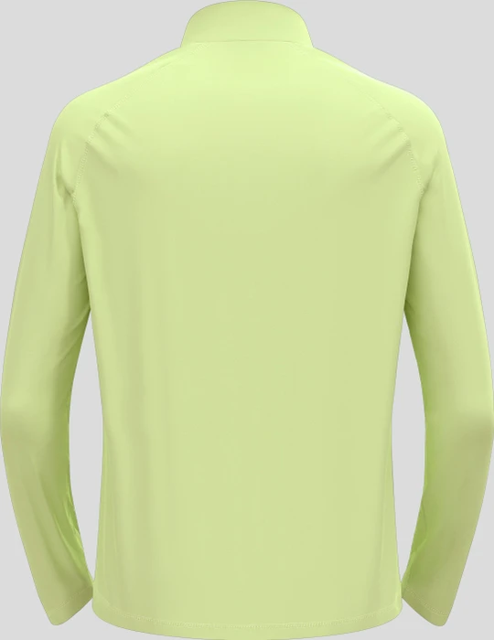 Odlo Besso Midlayer Half Zip Funktionsshirt langarm shadow lime (Herren)