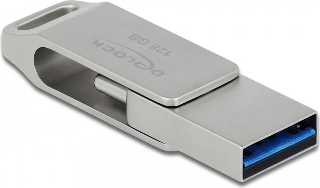 DeLOCK SuperSpeed USB Stick 128GB, USB-A + USB-C, USB 3.2 Gen 1×1
