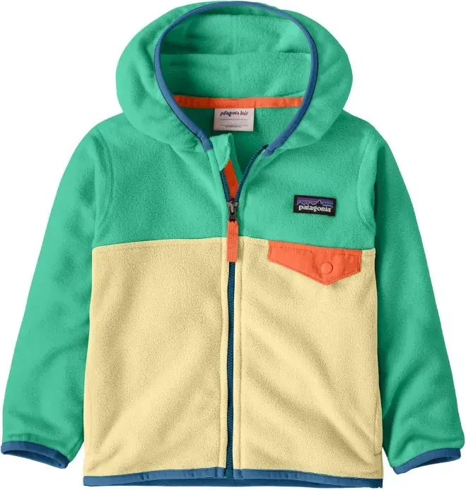Patagonia Baby Micro D Snap-T Fleece Jacke buttercup yellow/aqua stone (Junior)