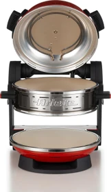 Ariete 0927 Pizzeria Groumet Doppel-Pizzagrill rot