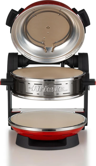 Ariete 0927 Pizzeria Groumet Doppel-Pizzagrill rot