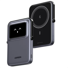 Ugreen Powerbank PB571 5000mAh Foldable Stand 20W schwarz/grau