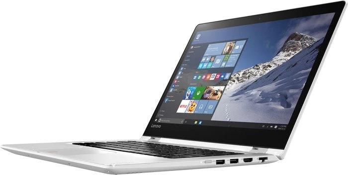 Lenovo Yoga 510-14IKB, silber, Core i7-7500U, 8GB RAM, 256GB SSD, Radeon R5 M430, DE