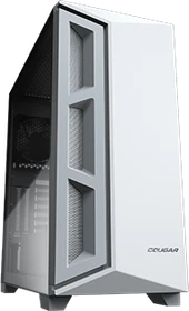 Cougar DarkBlader X5 White, Glasfenster