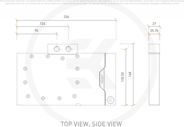 EK Water Blocks Quantum Line EK-Quantum Vector² FE RTX 4080 D-RGB, Nickel, Acryl