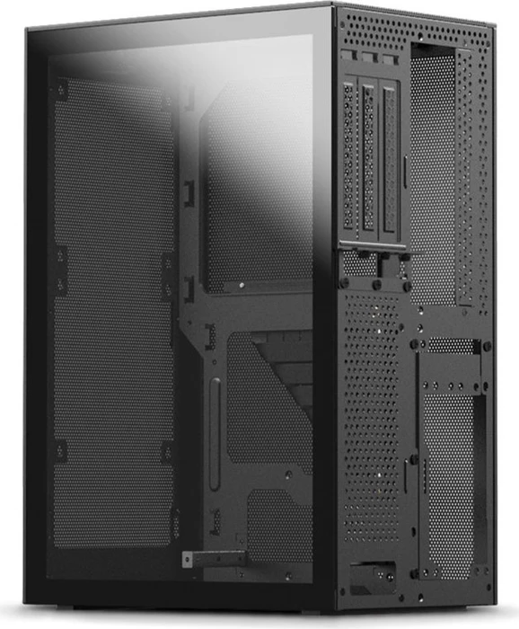 SSUPD Meshlicious, schwarz, Glasfenster, Mini-ITX
