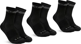 GripGrab Merino Regular Cut Socken schwarz, 3 Paare