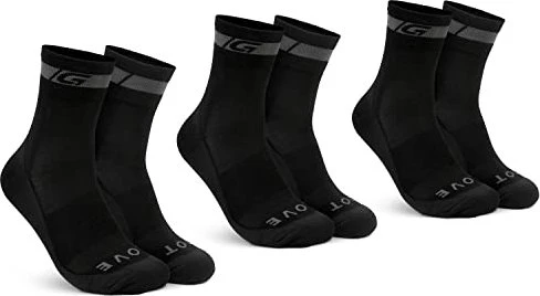 GripGrab Classic Low Cut Fahrradsocken schwarz