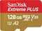 SanDisk Extreme PLUS R200/W90 128GB Kit, UHS-I, A2, Class 10 Vorschaubild