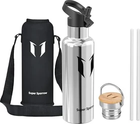 Super Sparrow To Go Isolierflasche 750ml stainless steel
