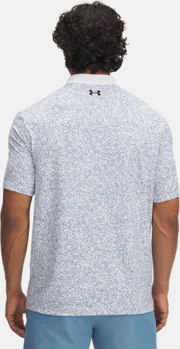 Under Armour Matchplay Printed Poloshirt kurzarm white/blue smoke/midnight navy (Herren)