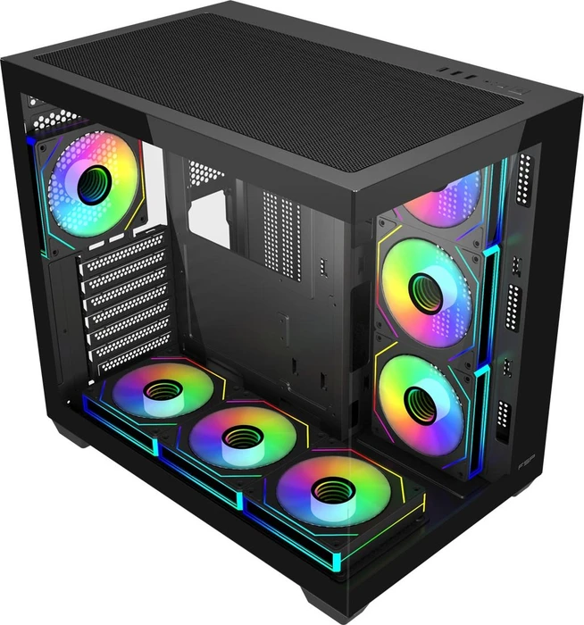 FSP M341 Black, Glasfenster