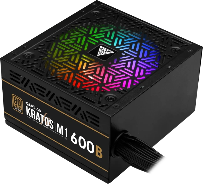 Gamdias Kratos Bronze M1-600B 600W, ATX 2.2