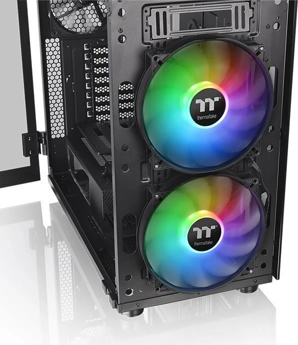 Thermaltake Level 20 GT ARGB, schwarz/silber, Glasfenster