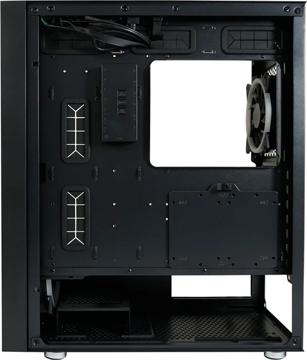 LC-Power Gaming 802B Black_Wanderer_X, schwarz, Glasfenster