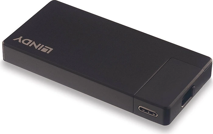 Lindy DST-Micro Dockingstation, Multiport-Adapter, USB-C 3.0 [Stecker]
