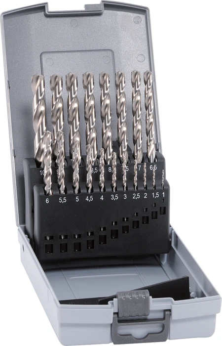 Alpen HSS Cobalt RN KP19 Metallspiralbohrer-Sortiment inkl. Werkzeugbox, 19-tlg.