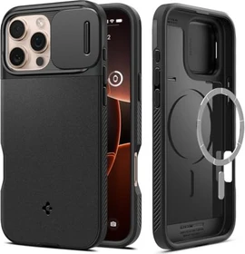 Spigen Optik Armor (MagFit) für Apple iPhone 16 Pro Max schwarz