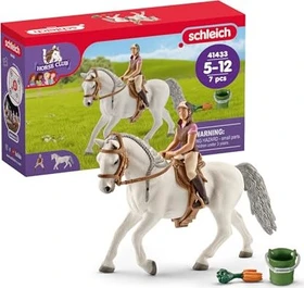 Schleich Horse Club - Reiterin mit Lipizzaner Stute