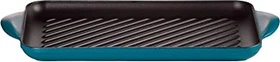Le Creuset Gusseisen Grillpfanne rechteckig 32x22cm deep teal