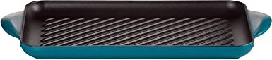 Le Creuset Gusseisen Grillpfanne rechteckig 32x22cm deep teal