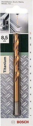 Bosch DIY HSS-TiN Metallbohrer, 8.5x75x117mm, 1 Stück