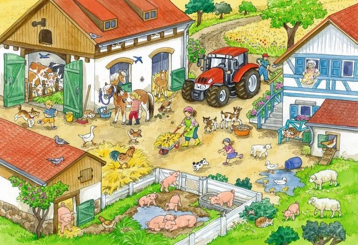 Ravensburger Puzzle Fröhliches Landleben