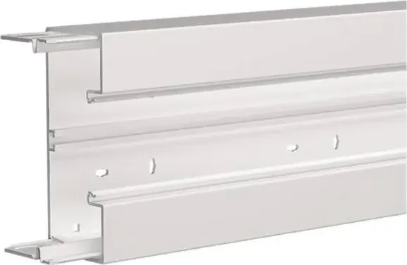 Hager Brüstungskanal-Unterteil zu BRH, Oberteil 80mm, 68x170x2000mm, Verkehrsweiß