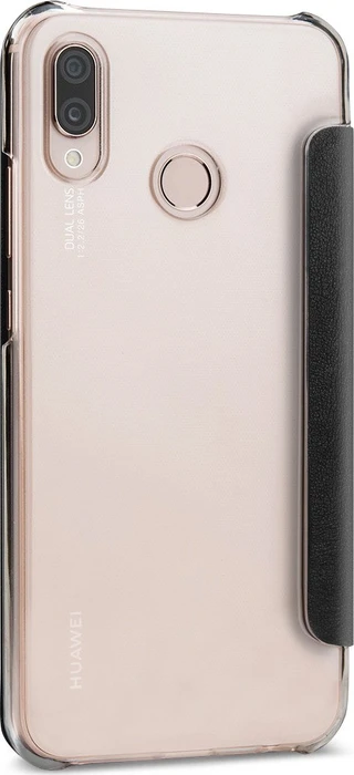Stilgut Book Type NFC/RFID Blocking Cover für Huawei P20 Lite schwarz