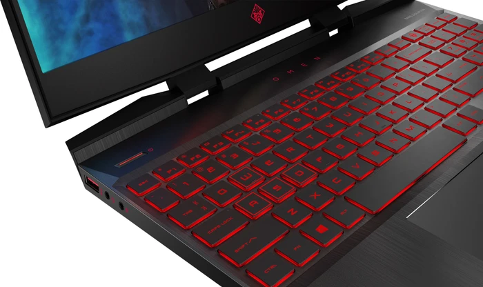 HP OMEN by HP Laptop 15-dc0005ng, Shadow Black, Core i7-8750H, 16GB RAM, 256GB SSD, 1TB HDD, GeForce GTX 1060, DE