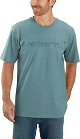 Carhartt Core Logo T-Shirt kurzarm summer blue heather (Herren)