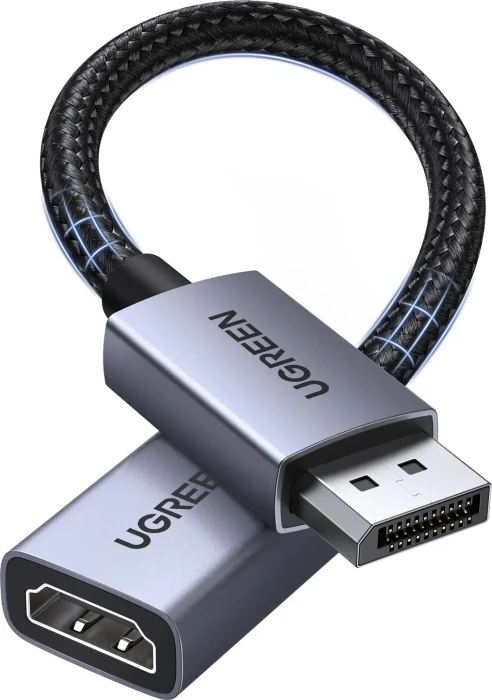 Ugreen Displayport auf HDMI Adapterkabel, grau