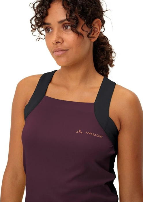 Vaude Matera Top Trikot ärmellos cassis uni (Damen)