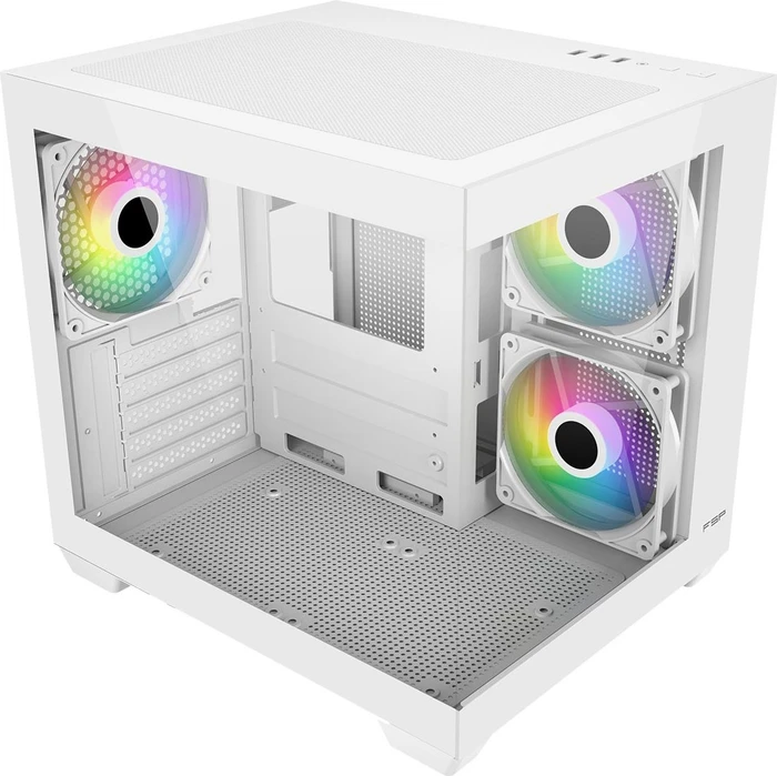 FSP S140-WA White, Glasfenster