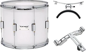 Gewa Marschtrommel/Tenortrommel 14x10" weiß foliert