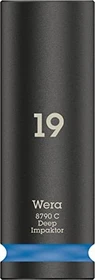 Wera 8790 C Impaktor Deep Außensechskant Steckschlüssel 1/2", 19x83mm