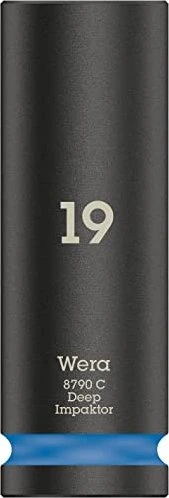 Wera 8790 C Impaktor Deep Außensechskant Steckschlüssel 1/2", 19x83mm