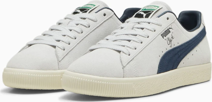 Puma Clyde OG silver mist/frosted ivory/club navy