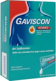 Gaviscon Advance Pfefferminz Suspension, 240ml (24x 10ml)