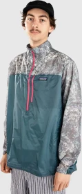 Patagonia Houdini Stash Half-Zip Funktionsjacke wetland blue/rock wash: blue (Herren)