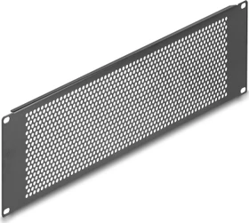 DeLOCK 19" Blindpanel, gelocht, schwarz, 3HE