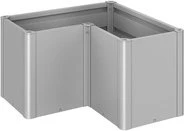 Biohort Pflanzbeet Belvedere L100Midi Hochbeet 102x102cm silber-metallic