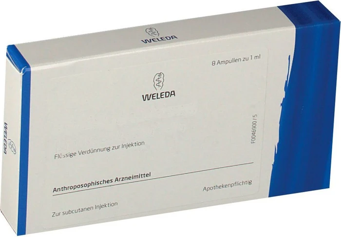 Weleda Aurum Metallicum Praeparatum D15 Injektion Ampullen, 8 Stück