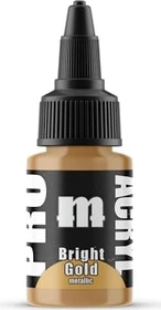 Monument Hobbies Pro Acryl Paints 031 bright gold, 22ml